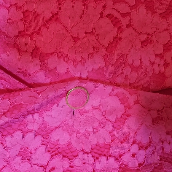 MILLY Avery Lace Blazer In Pink - Picture 9 of 16